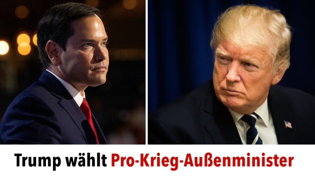 Pro-Krieg Rubio zum Außenminister ernannt: Was bedeutet das?